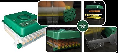Automatická líheň AGROFORTEL ECO PROFI C36 - pro slepice, kachny, husy a holuby