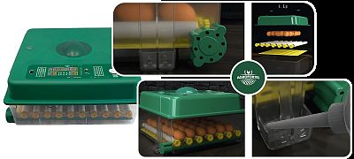 Automatická líheň AGROFORTEL ECO PROFI C70 - pro slepice, kachny, husy a holuby