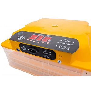 Automatická líheň s regulací vlhkosti a prosvětlovačkou WQ-36B – pro 36 velkých vajec / 144 křepelčích