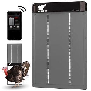 Automatická XXL dvířka kurníku RUN-CHICKEN Giant – šedá
