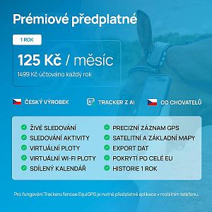Chytrý lokátor pro koně fencee EquiGPS Track