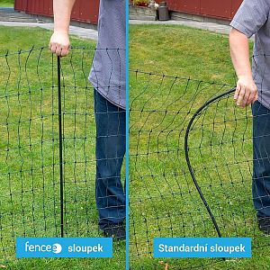Elektrická síť STANDARD pro drůbež, slepice a kuřata, výška 112 cm, délka 25 m, 1 hrot