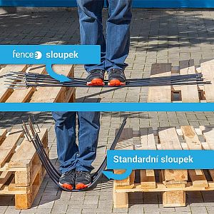 Elektrická síť STANDARD pro drůbež, slepice a kuřata, výška 112 cm, délka 25 m, 1 hrot