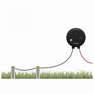 Kabel černý zemnící pro elektrický ohradník - 300 cm
