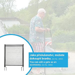 Kempingová sada s mobilní univerzální sítí a brankou, výška 90 cm