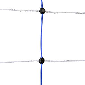 Modrá síť pro elektrický ohradník proti vlkům, výška 145 cm, délka 50 m, dvojitý hrot
