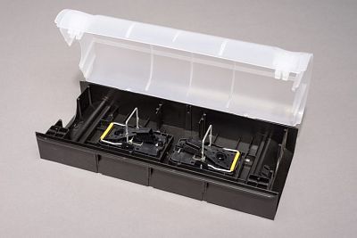 Multifunkční deratizační tunel-krmítko na potkany, průhledné