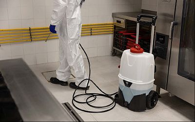 Pojízdný akumulátorový postřikovač Pulmic Industrial 35