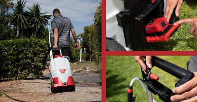 Pojízdný akumulátorový postřikovač Pulmic Pegasus 35