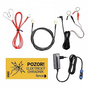 Sada elektrického ohradníku pro skot, ovce, kozy a proti lesní zvěři – LTE zdroj DUO – lanko 400 m