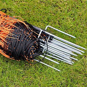 Sada pro elektrický ohradník se sítí pro ovce a kozy – LTE zdroj DUO PDC50 – síť 50m