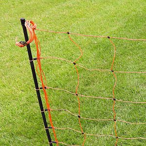 Sada pro elektrický ohradník se sítí pro ovce a kozy – LTE zdroj DUO PDC50 – síť 50m