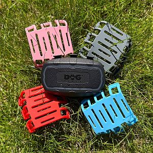 Spona pro DOG GPS ultra, červená + modrá + růžová - 3 ks
