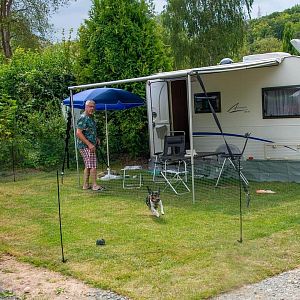 Univerzální zelená ohradníková síť, nevodivá FIX, délka 15 m, výška 90 cm