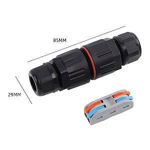 Vodotěsná spojka vysokonapěťového drátu pro vodiče do Ø 2,5 mm