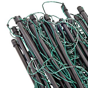 Zelená síť STANDARD pro elektrický ohradník pro psy, králíky, kočky, výška 65 cm, 25 m, 1 hrot