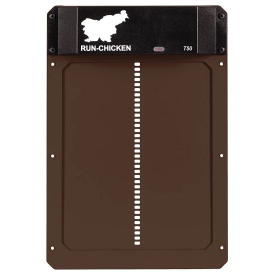 Automatická dvířka do kurníku RUN-CHICKEN T50 – hnědá