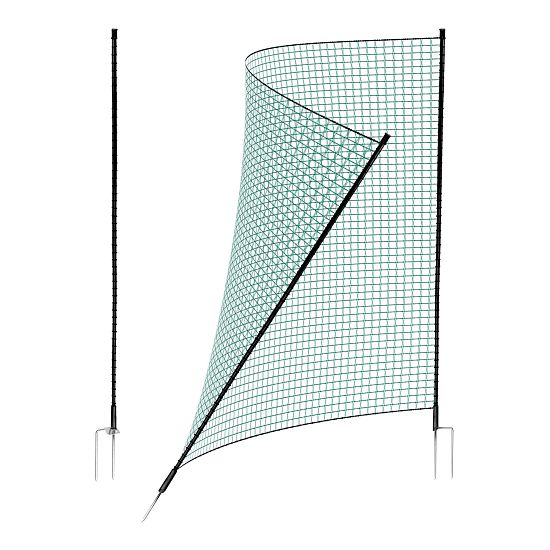 Branka pro mobilní ohradníkové sítě, výška 120 cm, šířka 90 cm, 2 hroty, nevodivá
