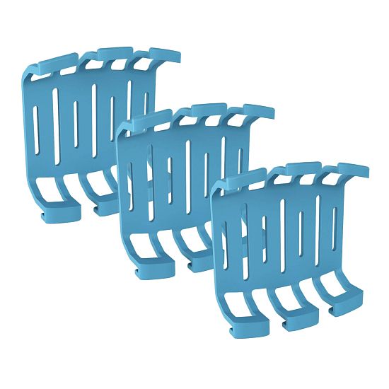 Gumová spona pro tracker DOG GPS ultra, modrá - 3 ks