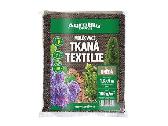 Hnědá tkaná textilie 100 g/m2 - 1,6x5m