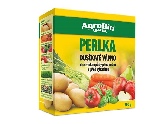 Hnojivo a dezinfekce půdy Perlka Dusíkaté vápno 500 g