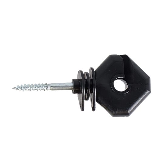 Hranatý izolátor pro elektrický ohradník, pro lanka, lana a dráty - 25 ks