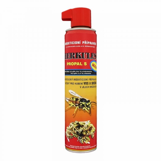 Insekticid PROPAL HERKULES S - (MAX - na vosy a sršně) 300ml, Akce 5 + 1 ZDARMA