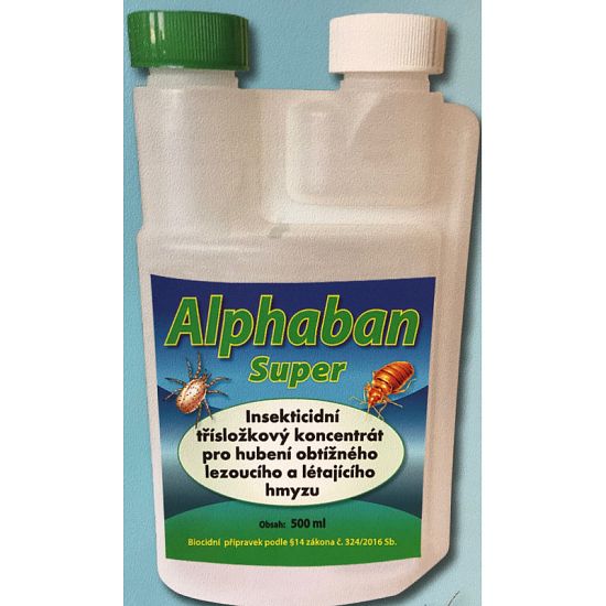 Insekticidní přípravek proti čmelíkům a dalšímu lezoucímu hmyzu Alphaban Super 0,5 l