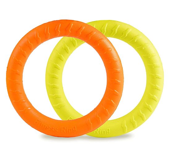 Interaktivní házecí kruh pro psy, oranžový, 28 cm