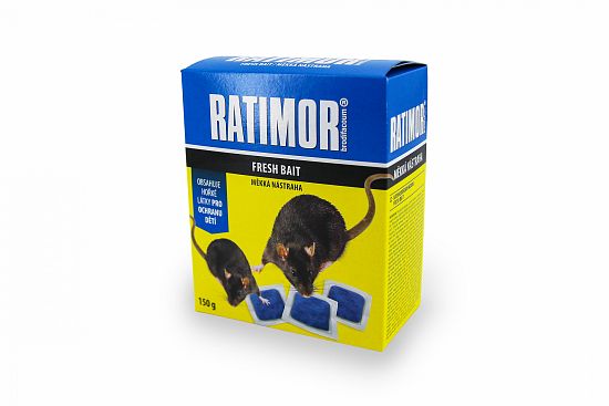 Jed na potkany, myši a krysy Ratimor – měkká nástraha 150 g