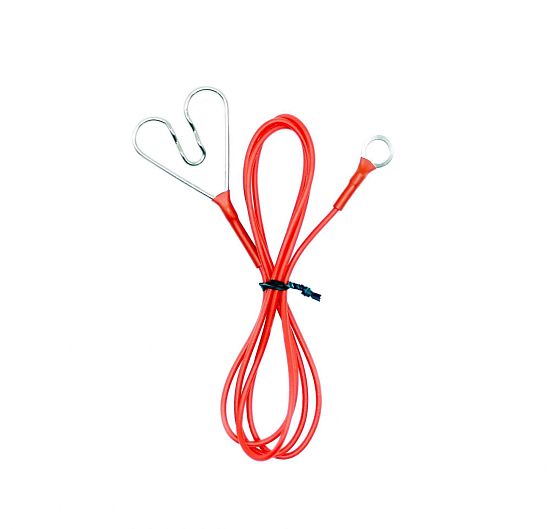 Kabel červený připojovací pro elektrický ohradník - 300 cm