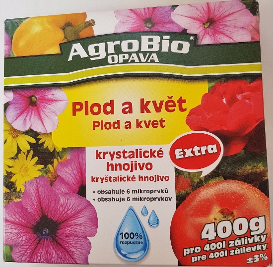 Krystalické hnojivo Extra - Plod a květ - 400g
