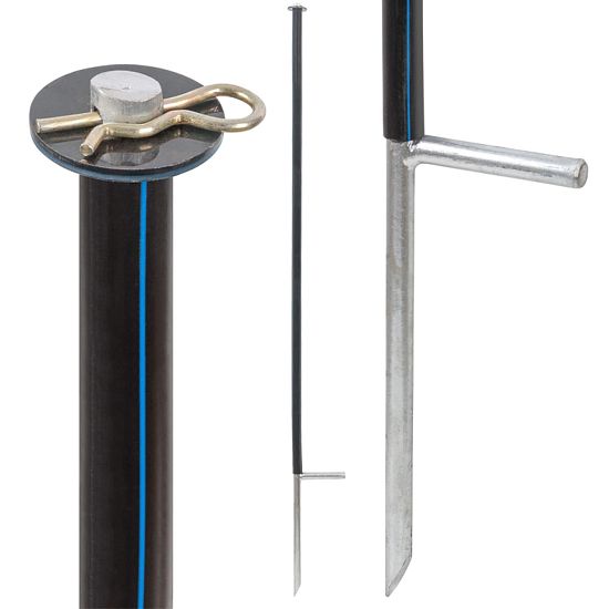 Náhradní podpůrná tyč ⌀14 mm pro ohradníkovou síť – 145 cm