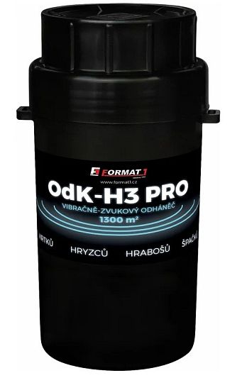 OdK-H3 PRO Plašič krtků, odháněč krtků, hryzců, hrabošů VIBRAČNĚ - ZVUKOVÝ