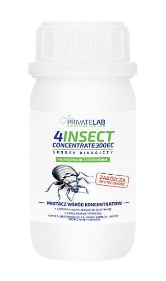 Přípravek na hubení švábů, štěnic, much a vos 4Insect Concentrate 300EC, 1 l