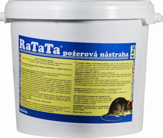 Ratata kbelík - speciální drcená směs a granulát