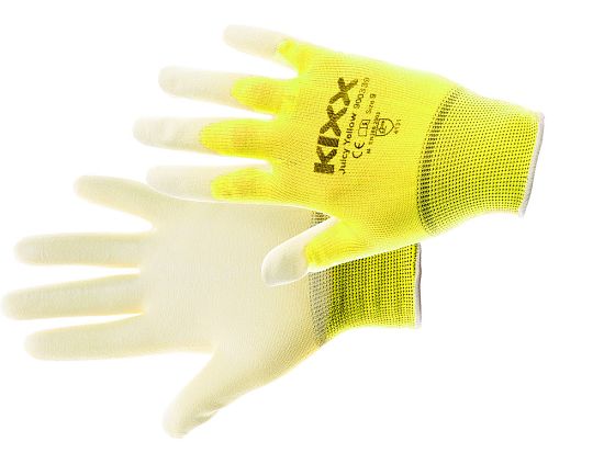 Rukavice JUICY YELLOW 1 pár velikost 8
