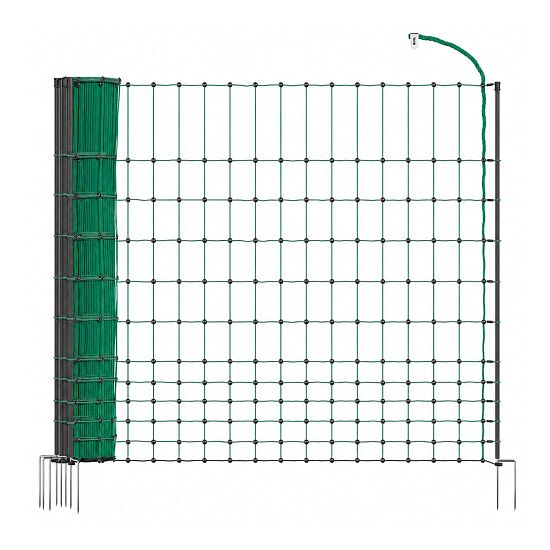 Síť pro elektrický ohradník pro drůbež, slepice a kuřata, výška 112 cm, délka 25 m