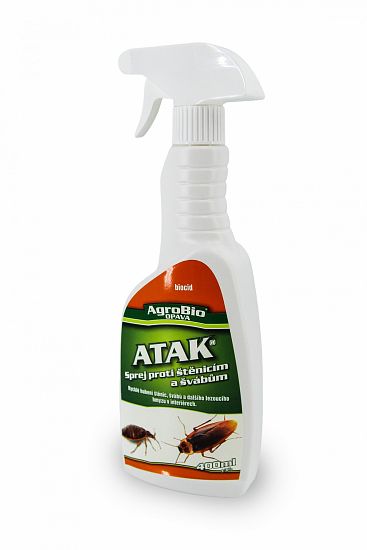 Sprej Atak proti štěnicím a švábům 400 ml / R
