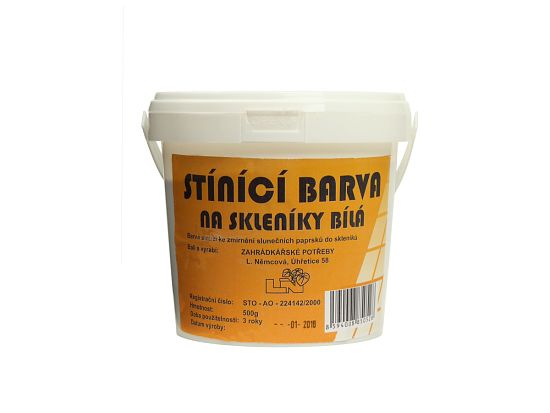 Stínící barva bílá 500 g