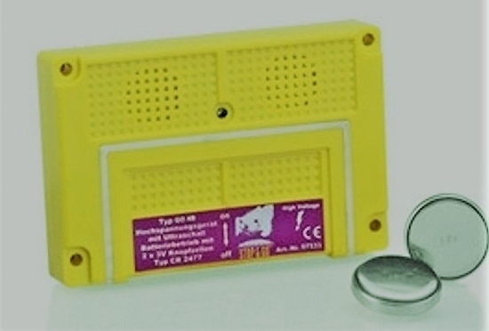 STOP & GO 4B ( žlutý ) Ultrazvukový odpuzovač kun