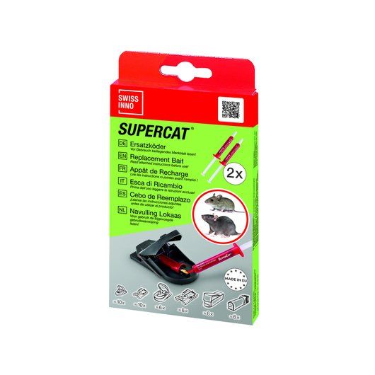 Swissinno návnada do pasti na myši a potkany SuperCat 2 ks