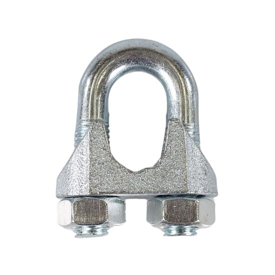 U spojka na lana do 10 mm, pozinkovaná - 5 ks