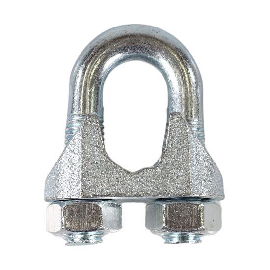 U spojka na lana do 14 mm, pozinkovaná - 5 ks