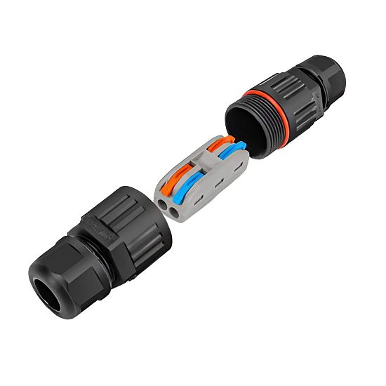 Vodotěsná spojka vysokonapěťového kabelu pro vodiče do Ø 2,5 mm