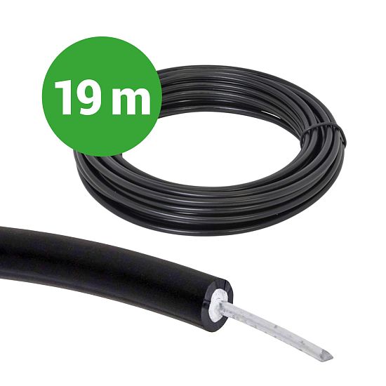 Vysokonapěťový hliníkový kabel s průměrem 1,6 mm pro elektrický ohradník - 19 m