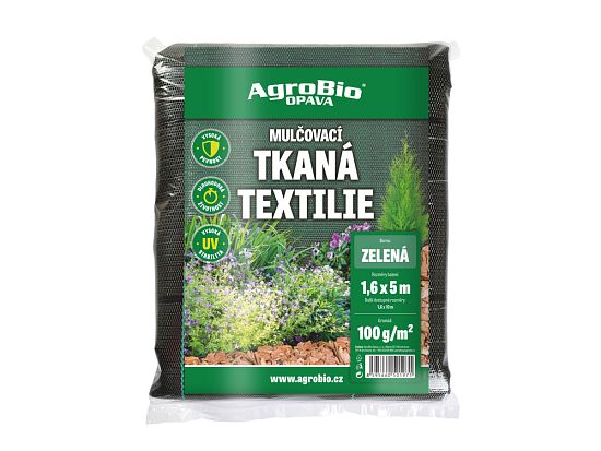 Zelená tkaná textilie 100 g/m2 1,6x5 m