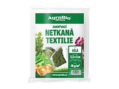 Bílá netkaná textilie 3,2x5 m