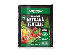 Černá netkaná textilie Basic 40 g/m2 - 1,6x10m