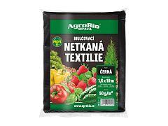 Černá netkaná textilie Basic 50 g/m2 - 1,6x10m